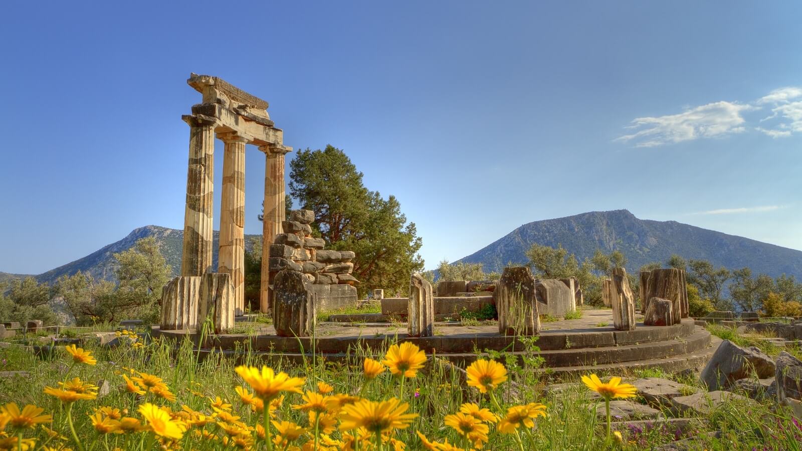 Ancient Delphi and Arachova